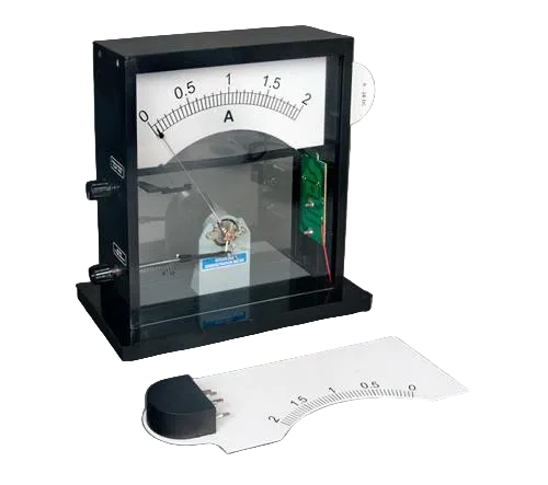 Interscale demonstration meter with one DC scale