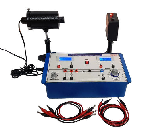 Photo Cell Characteristics Apparatus with light source Digital Meters