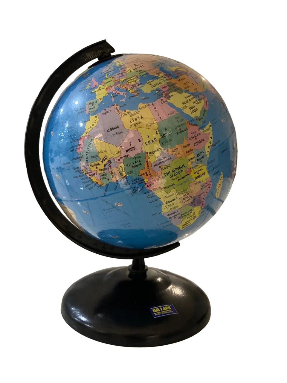 Educational World Globe 20cm With Metal Base
