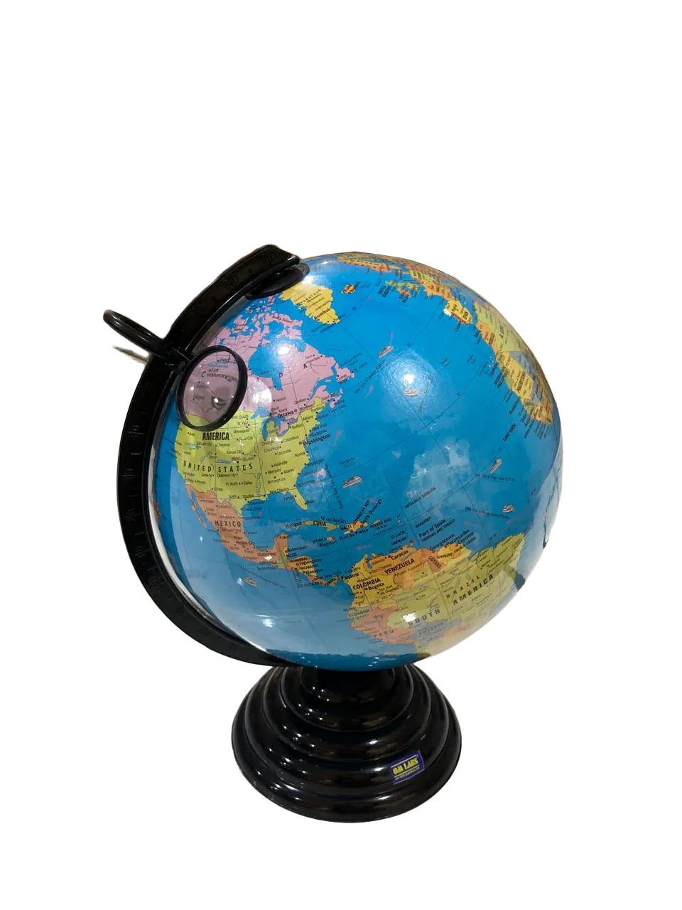 Educational World Globe Día:25cm With Magnifying Glass
