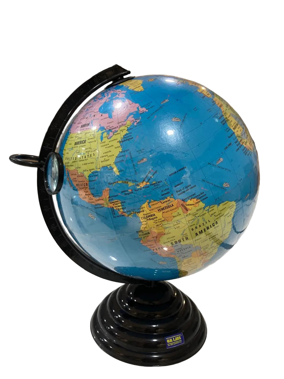 Educational World Globe Día:25cm With Magnifying Glass