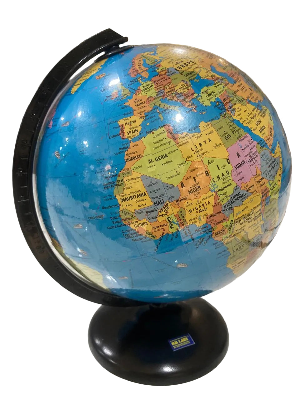 Educational World Globe Día:25cm With Metal Base