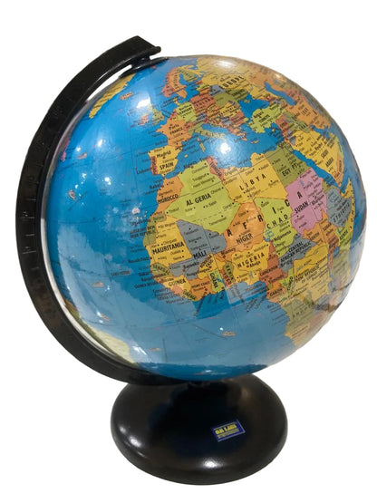 Educational World Globe Día:25cm With Metal Base