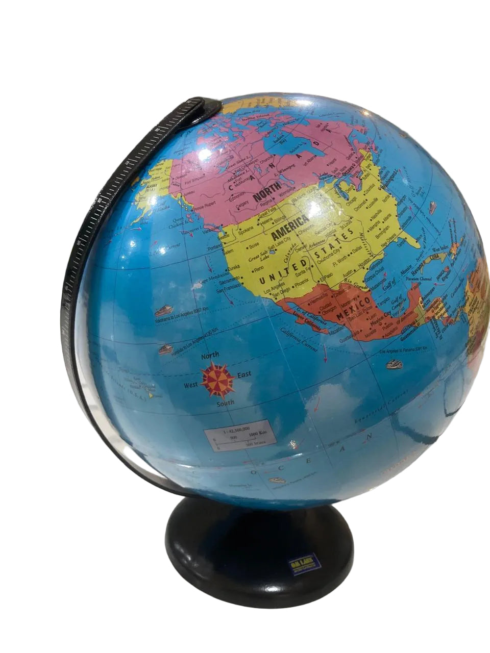 Educational World Globe Día:30cm With Metal Base