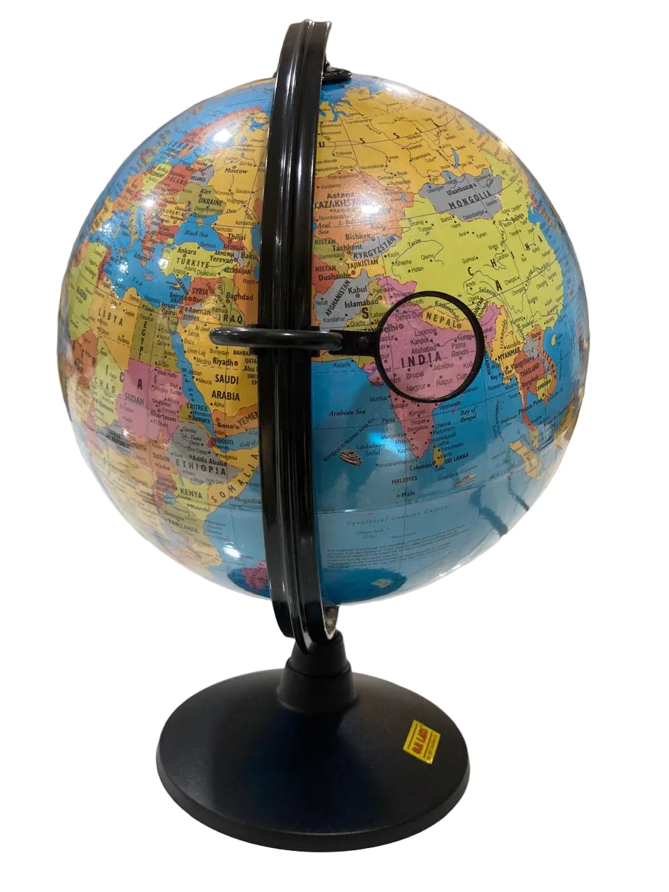 Educational World Globe Día:30cm With Magnifying Glass