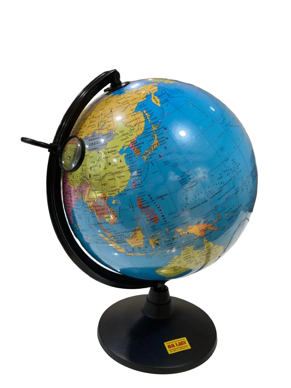 Educational World Globe Día:30cm With Magnifying Glass