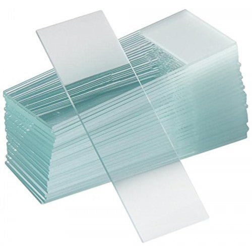 Plain Slides | Microscope Slide (Glass) 75x 25mm  1Set of 50 Pcs, (Pack. of 1 Pcs