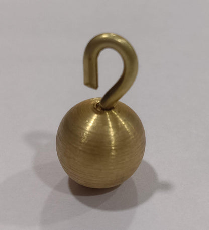 Bob With Hook 12mm in Brass