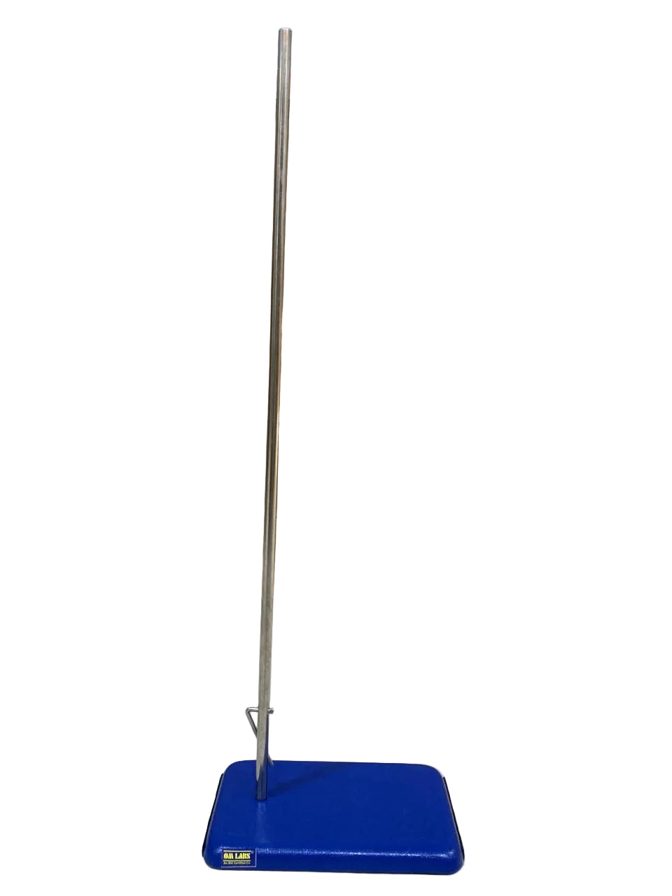 Iron Retort Stand Base Size: 8"x 5"x 24"x 3/8mm
