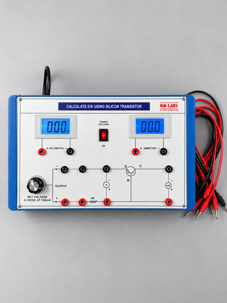 E/K Using Silicon Transistor Trainer Kit | 2 Digital Meter