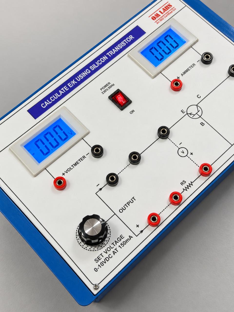 E/K Using Silicon Transistor Trainer Kit | 2 Digital Meter