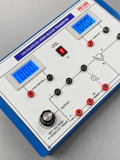 E/K Using Silicon Transistor Trainer Kit | 2 Digital Meter