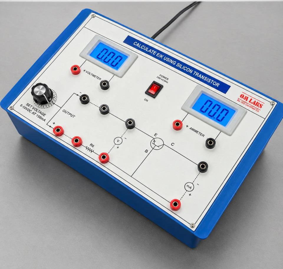 E/K Using Silicon Transistor Trainer Kit | 2 Digital Meter