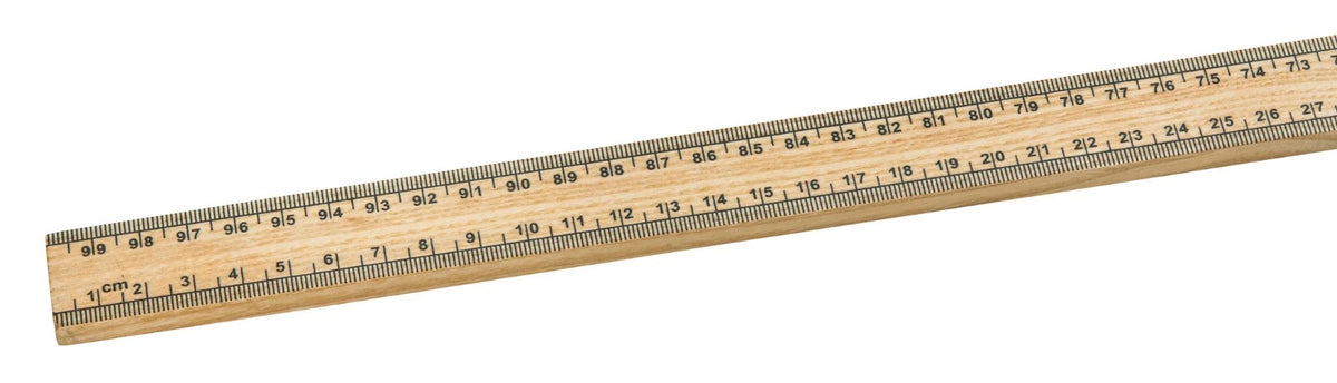One Meter Wooden Scale