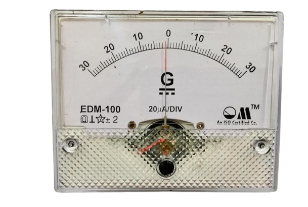 DC GALVANOMETER (MODEL EDM-100 RECTANGULAR PANEL METER) – scientifickart