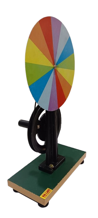 Newton's Color Disc Wooden Base Model