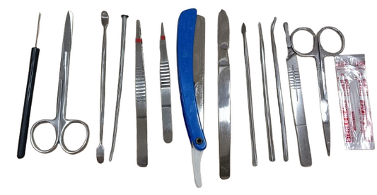 Dissection kit 13 Instrument In Pouch