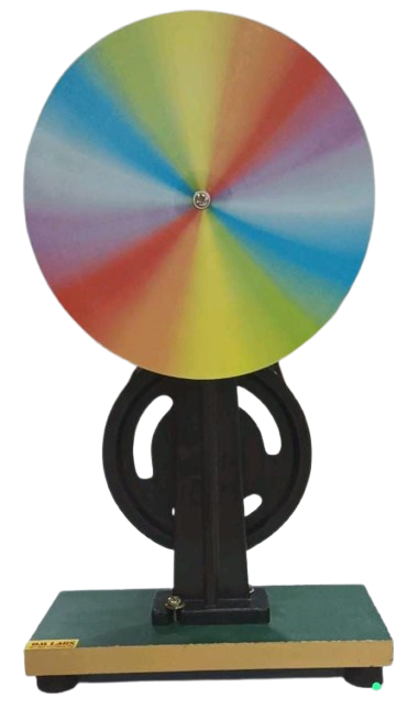 Newton's Color Disc Wooden Base Model