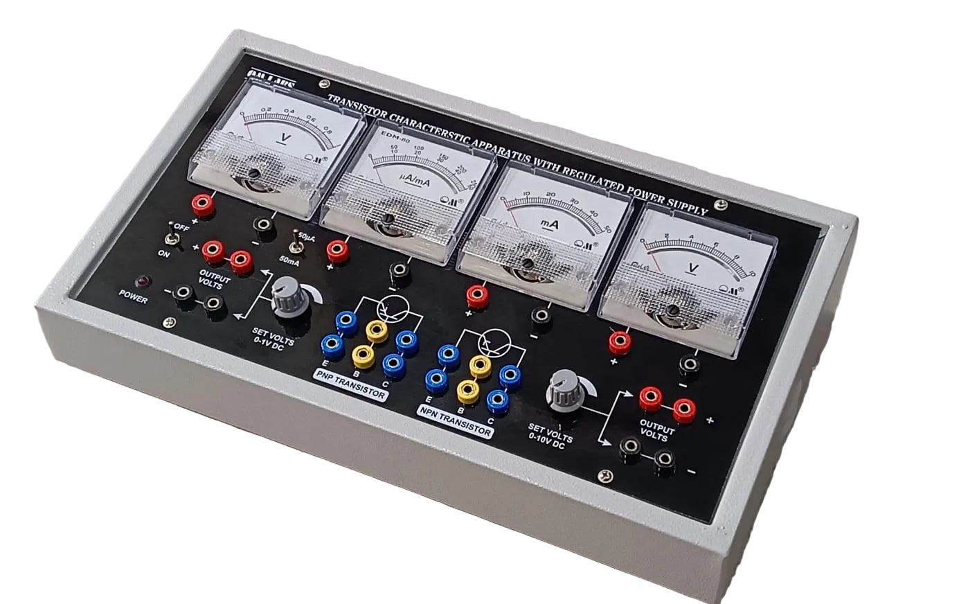 Transistor Characteristics Apparatus with 4 Square Meters