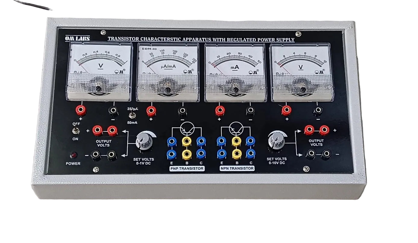 Transistor Characteristics Apparatus with 4 Square Meters