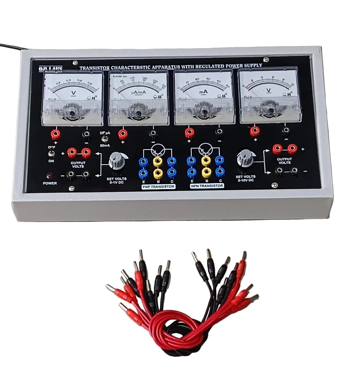 Transistor Characteristics Apparatus with 4 Square Meters