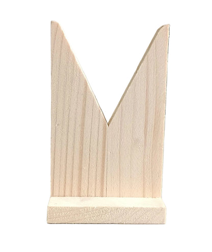 Lens Holder V Shaped Wooden |  Pack of 2 Pcs.