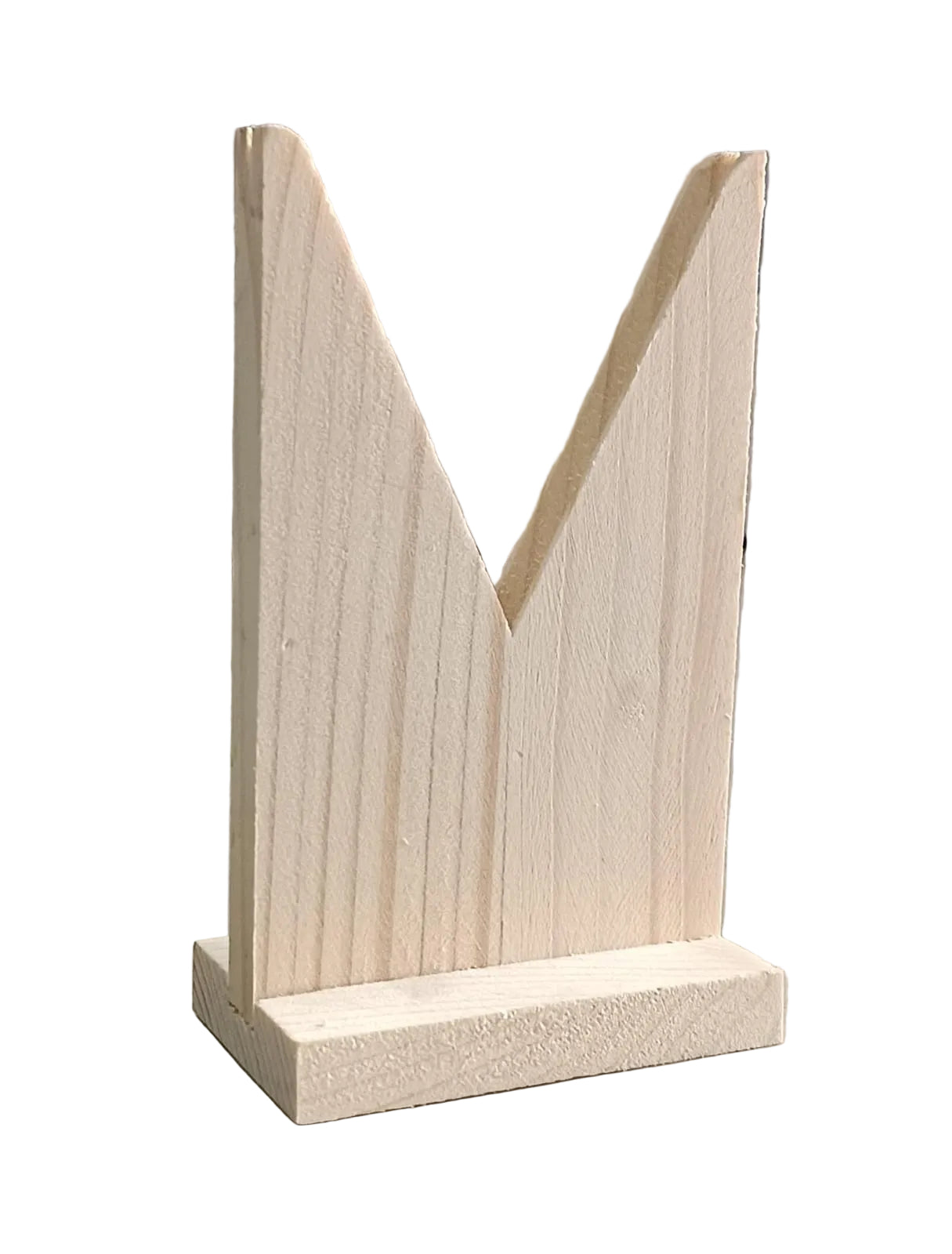 Lens Holder V Shaped Wooden |  Pack of 2 Pcs.