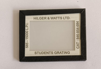Diffraction Gratings 15000 Lines Per Inch (600 Lines/mm)