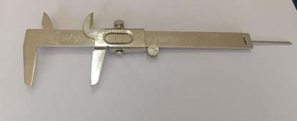 To measure diameter of a small spherical/cylindrical body and to measure internal diameter and depth of a given beaker using vernier calipers and hence find its volume. (Economical)