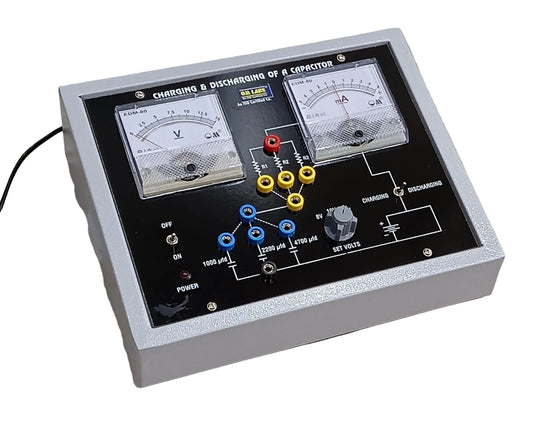 Charging & Discharging of Condensor with Analog Meters