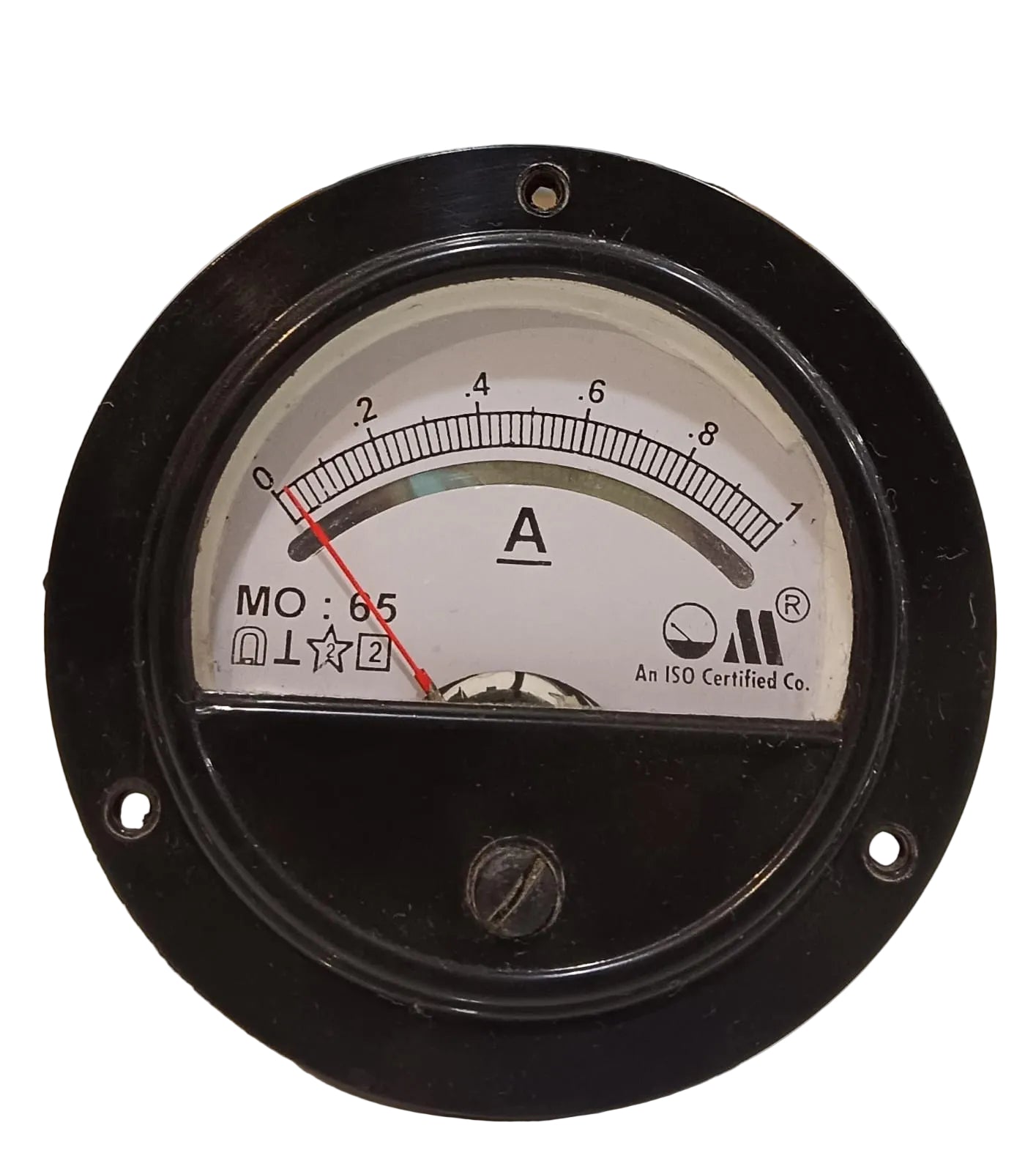 DC Ammeter MO-65 ROUND PANEL METER