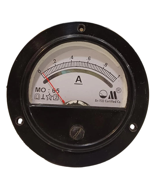 DC Ammeter MO-65 ROUND PANEL METER
