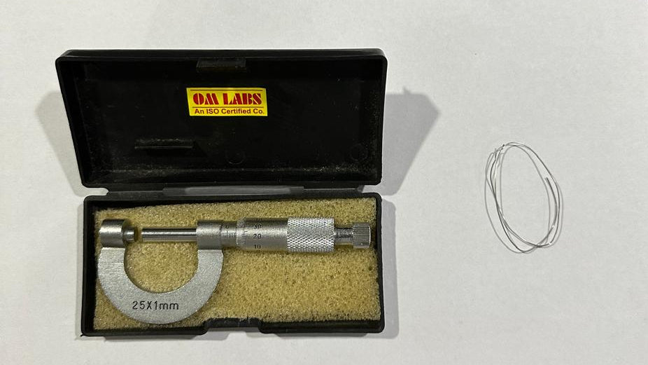 To measure the diameter of a given wire and thickness of a given sheet using screw gauge. (Superior)