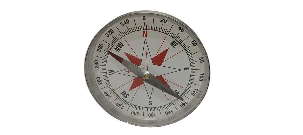 COMPASS MAGNETIC (ALUMINIUM ONE SIDE GLASS)