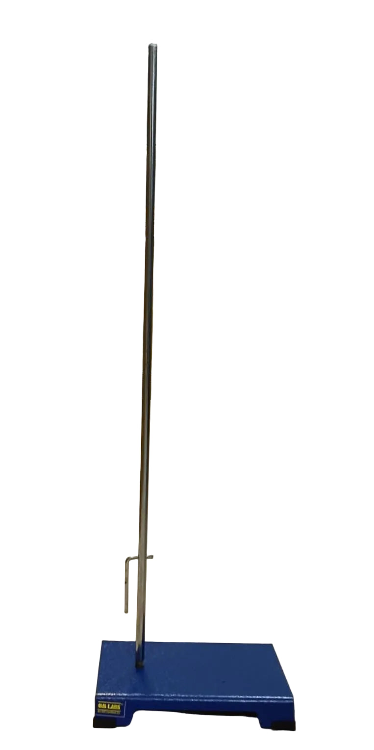 Iron Retort Stand Base Size : 7" x 5" x 24" x 3/8mm