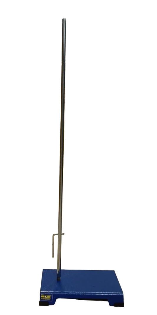 Iron Retort Stand Base Size : 7" x 5" x 24" x 3/8mm