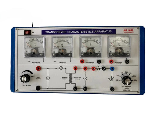 Transformer Characteristics Apparatus ( Analog Meters) P. Box