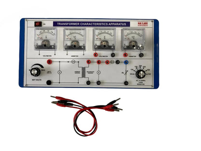 Transformer Characteristics Apparatus ( Analog Meters) P. Box