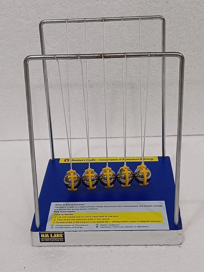 Newton's Cradle - Conservation of Energy & Momentum Model