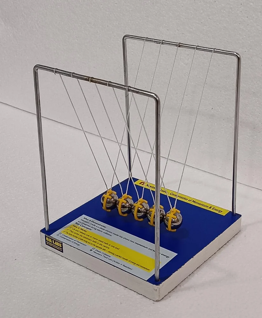 Newton's Cradle - Conservation of Energy & Momentum Model