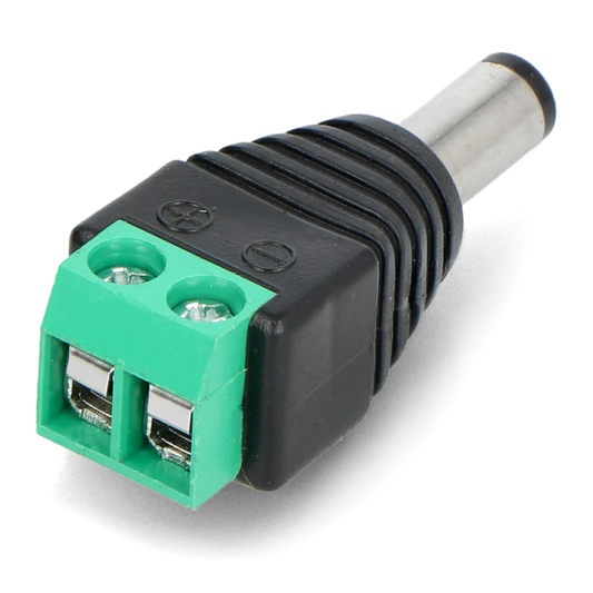 DC BARREL POWER JACK WITH SCREW TERMINALS