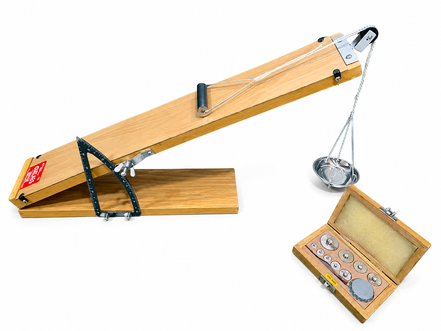 TO FIND THE DOWNWARD FORCE ALONG AN INCLINED PLANE, ACTING ON A ROLLER DUE TO GRAVITATIONAL PULL OF EARTH AND STUDY ITS RELATIONSHIP WITH THE ANGLE OF INCLINATION (THEETA) BY PLOTING A GRAPH BETWEEN FORCE AND SIN THEETA.