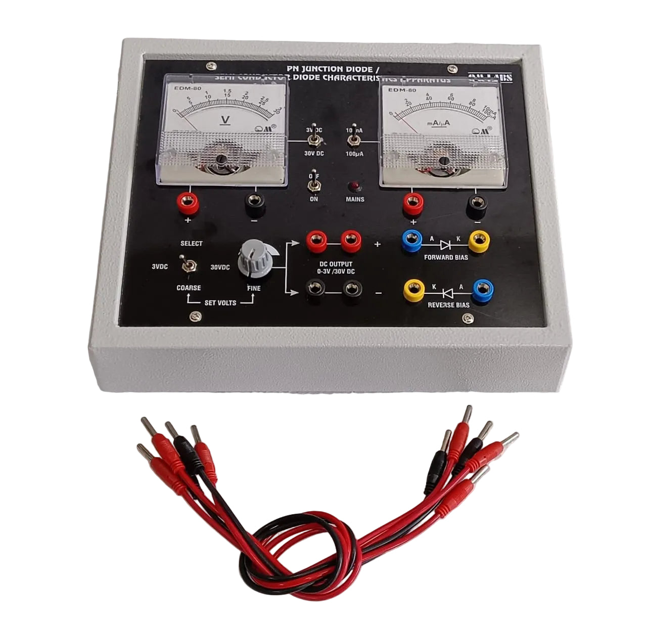 PN Junction/ Semi Conductor Diode Characteristics Apparatus