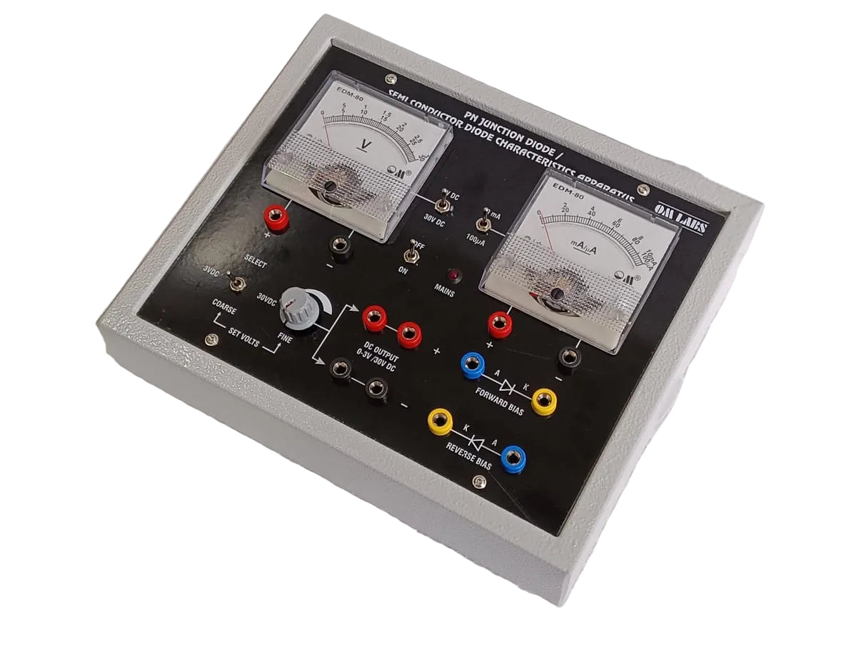 PN Junction/ Semi Conductor Diode Characteristics Apparatus