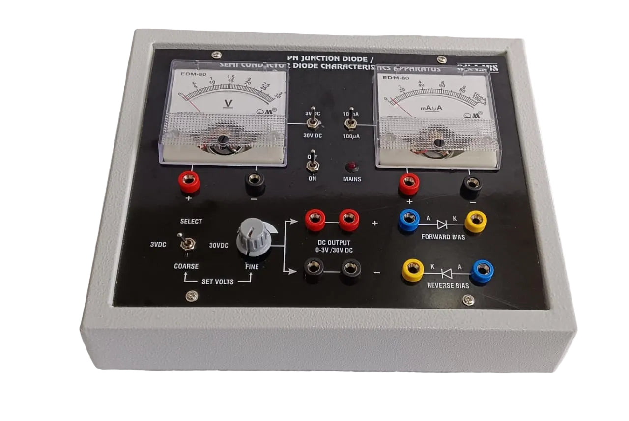 PN Junction/ Semi Conductor Diode Characteristics Apparatus