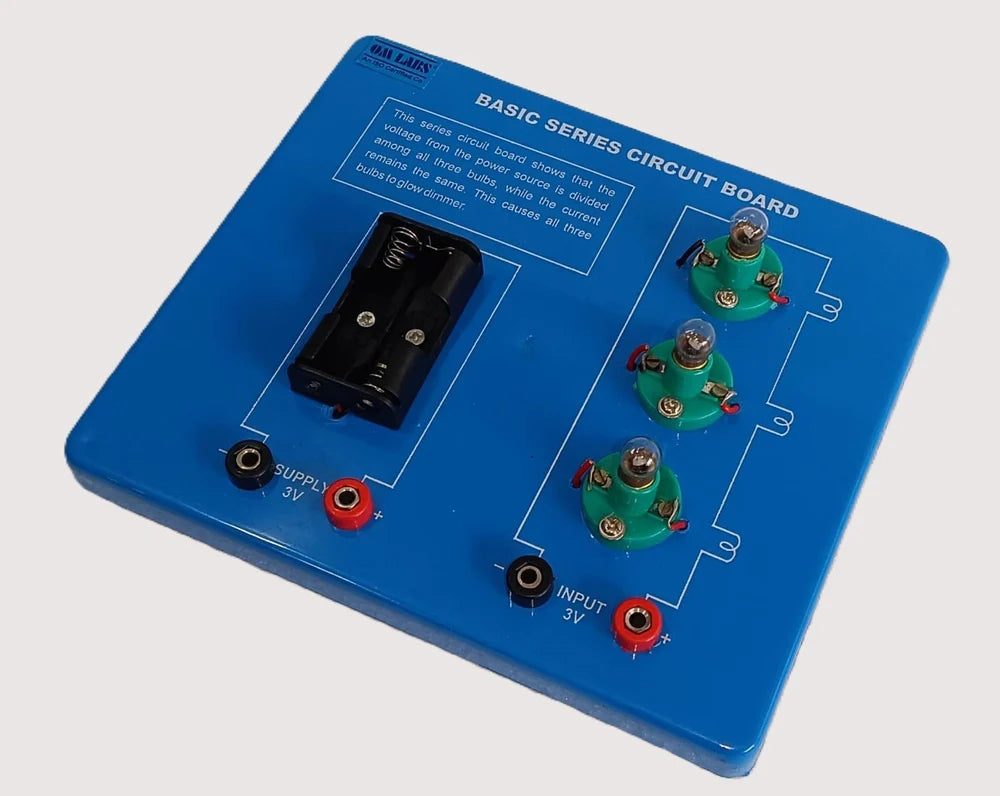 Basic Series Circuit on Board Model