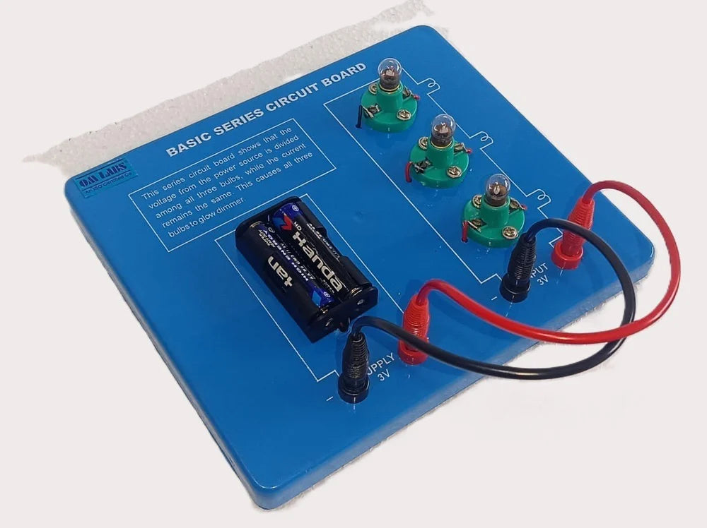 Basic Series Circuit on Board Model