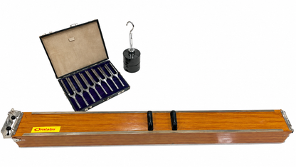 TO STUDY THE RELATION BETWEEN FREQUENCY AND LENGTH OF A GIVEN WIRE UNDER CONSTANT TENSION USING SONOMETER.