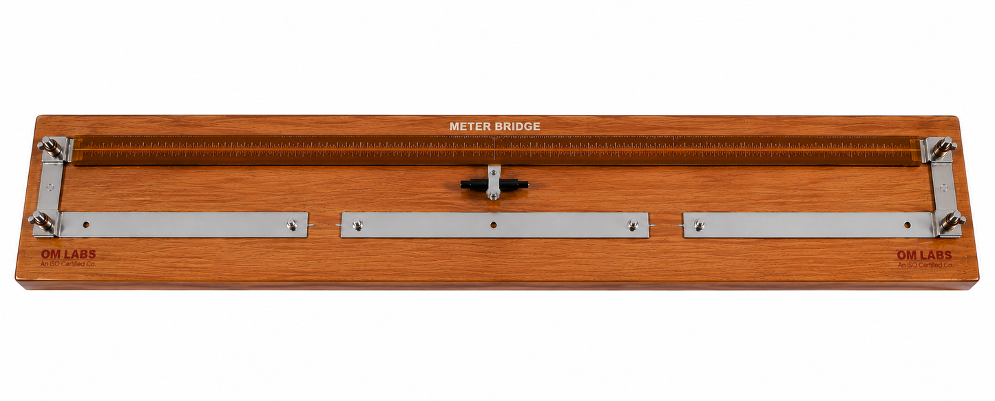 Meter Bridge Teak Wood With Jockey Pencil
