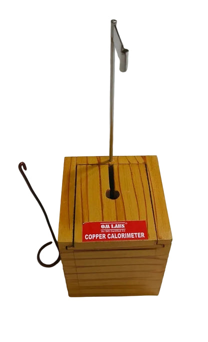 Copper Calorimeter 3"x2" In Wooden Box